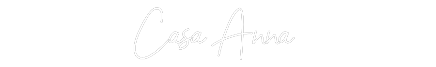 Anpassad neon: Casa Anna