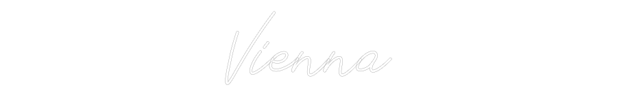 Anpassad neon: Vienna