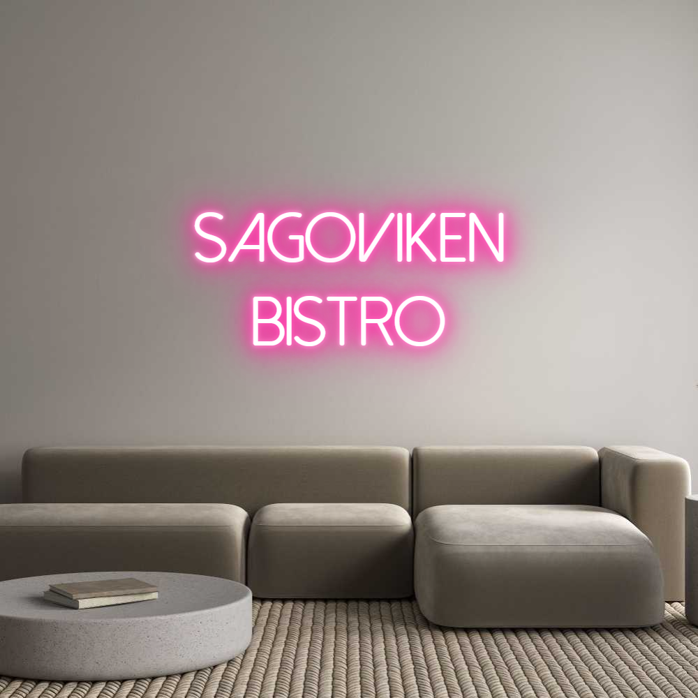 Anpassad neon: Sagoviken
Bi...