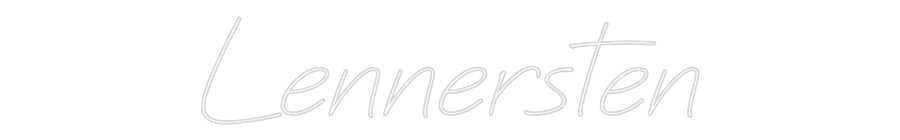 Anpassad neon: Lennersten