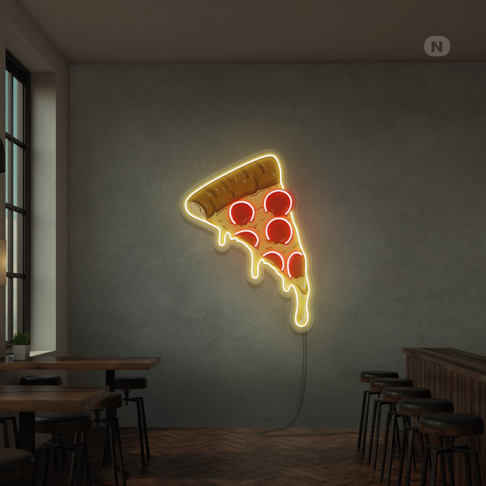 Neonskylt Pizza