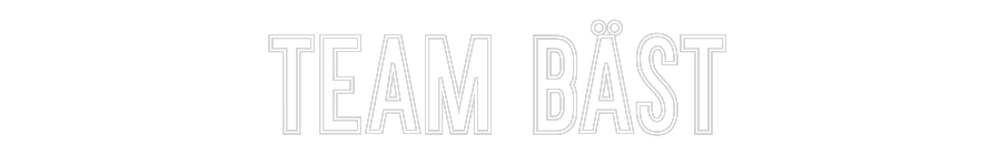 Anpassad neon: Team Bäst