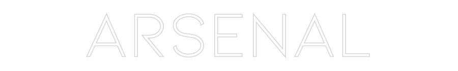 Anpassad neon: ARSENAL