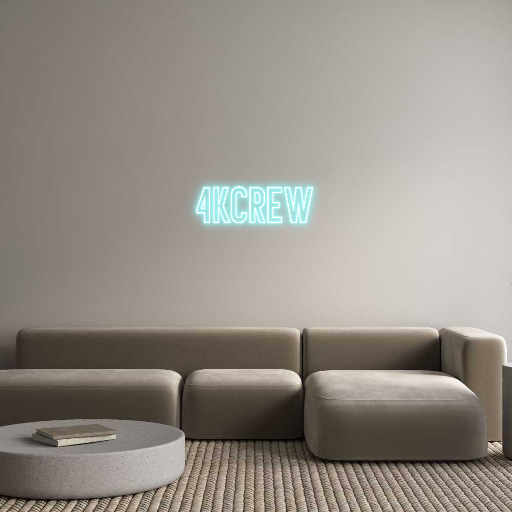 Anpassad neon: 4KCrew