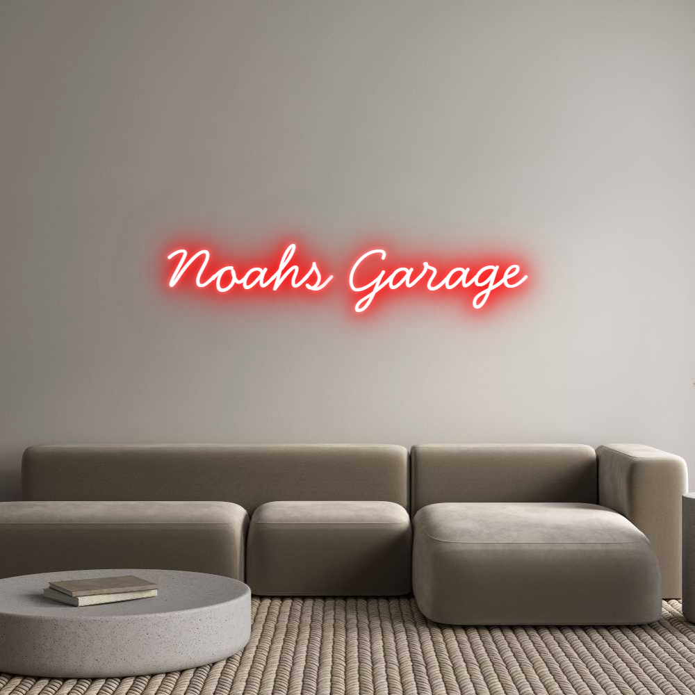 Anpassad neon: Noahs Garage