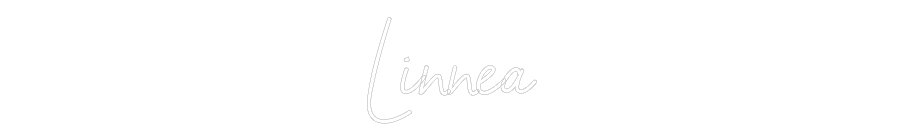 Anpassad neon: Linnea