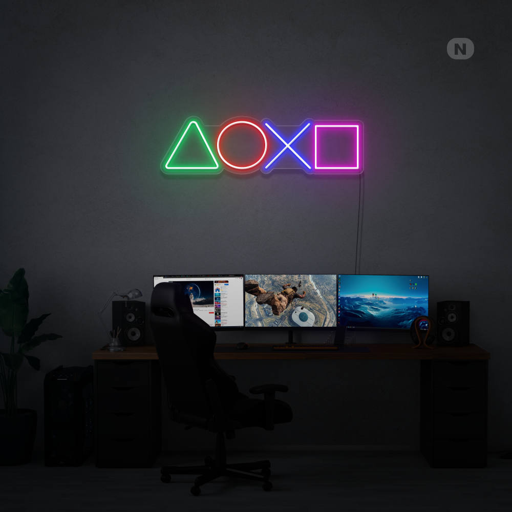 Neonskylt Playstation