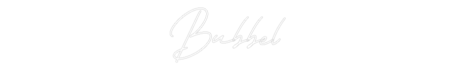 Anpassad neon: Bubbel