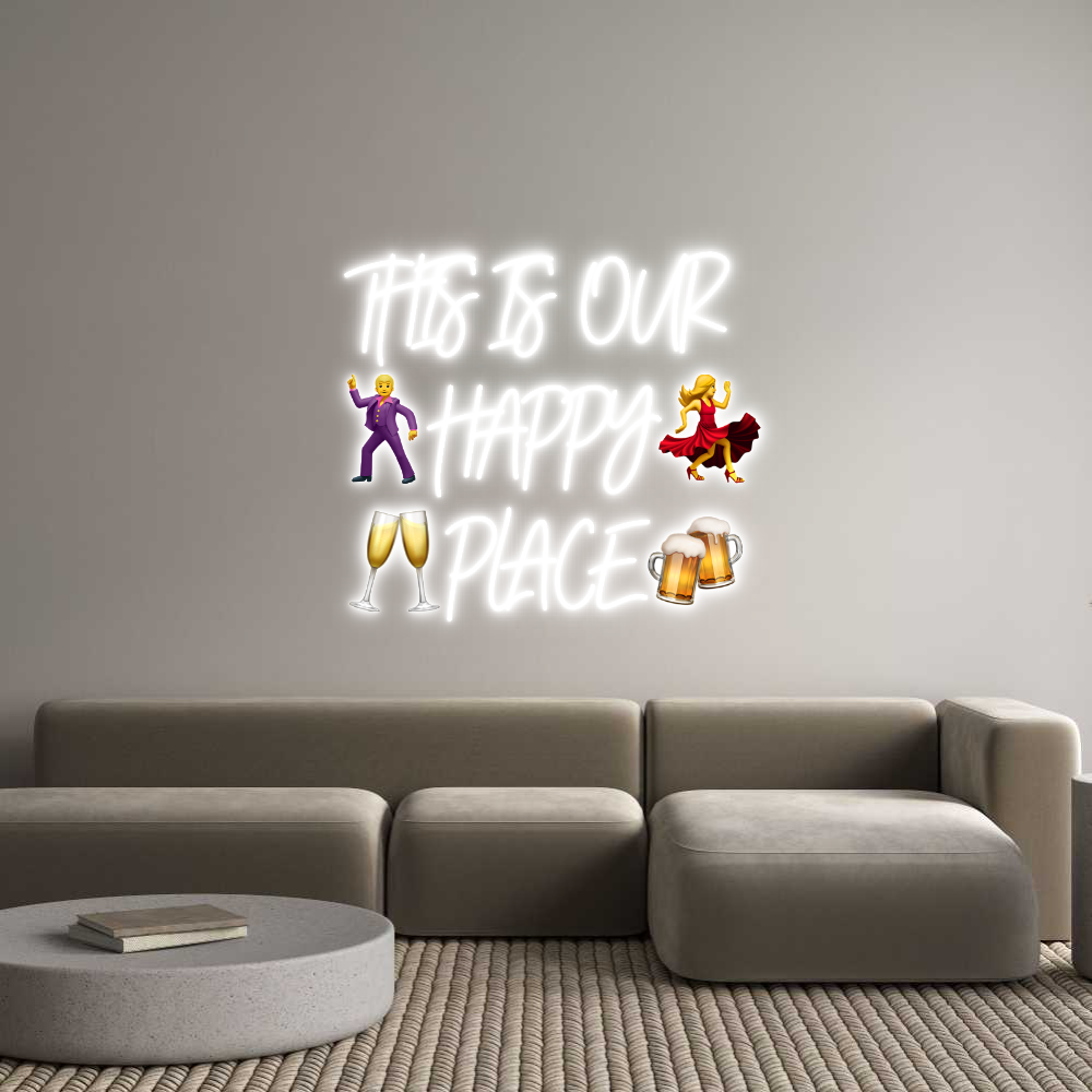 Anpassad neon:  THIS IS OUR ...