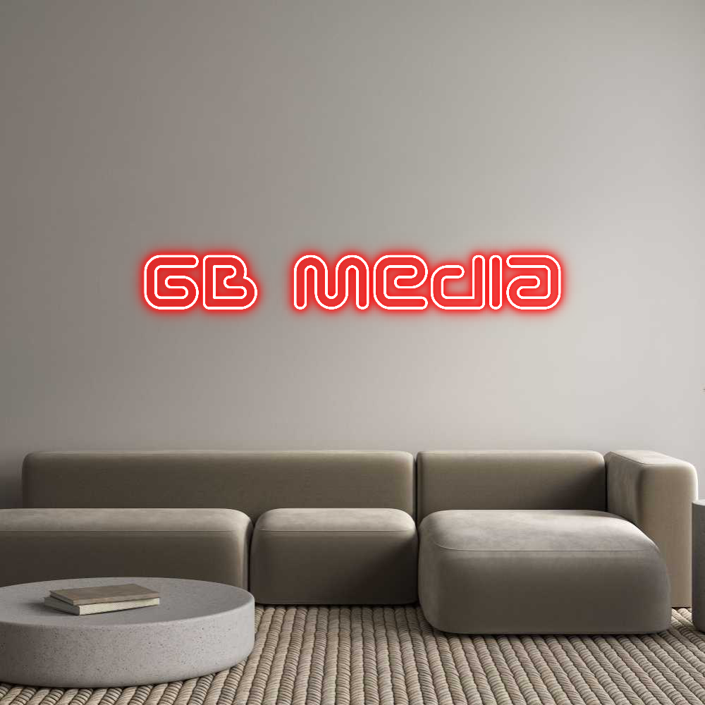 Anpassad neon: GB Media