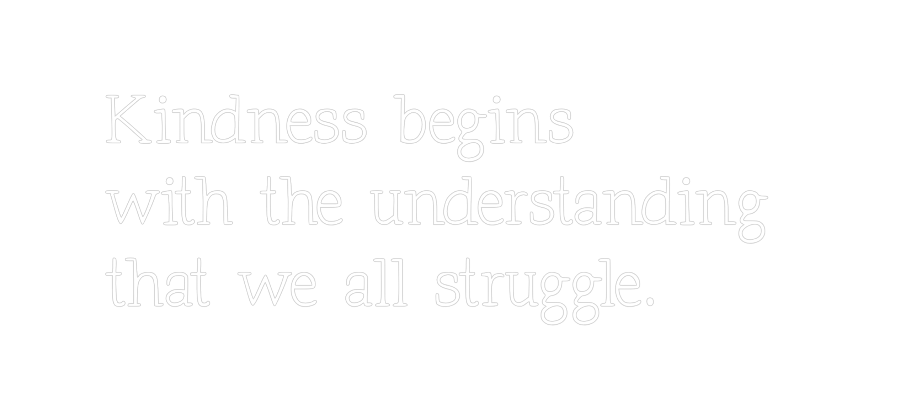 Anpassad neon: Kindness begi...