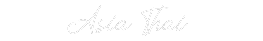 Anpassad neon: Asia Thai