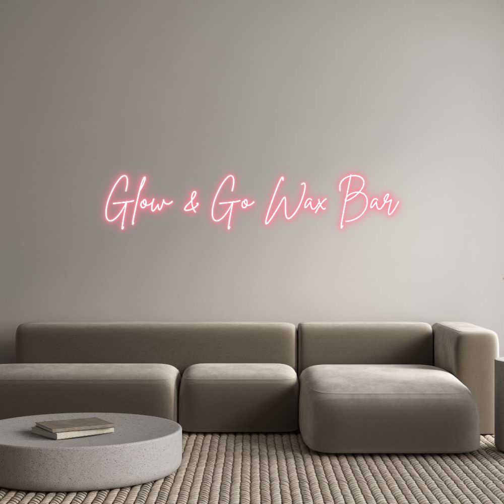 Anpassad neon: Glow & Go Wax...