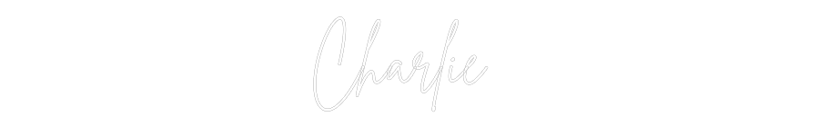 Anpassad neon: Charlie
