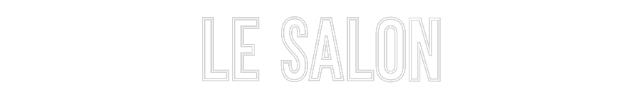 Anpassad neon: Le Salon