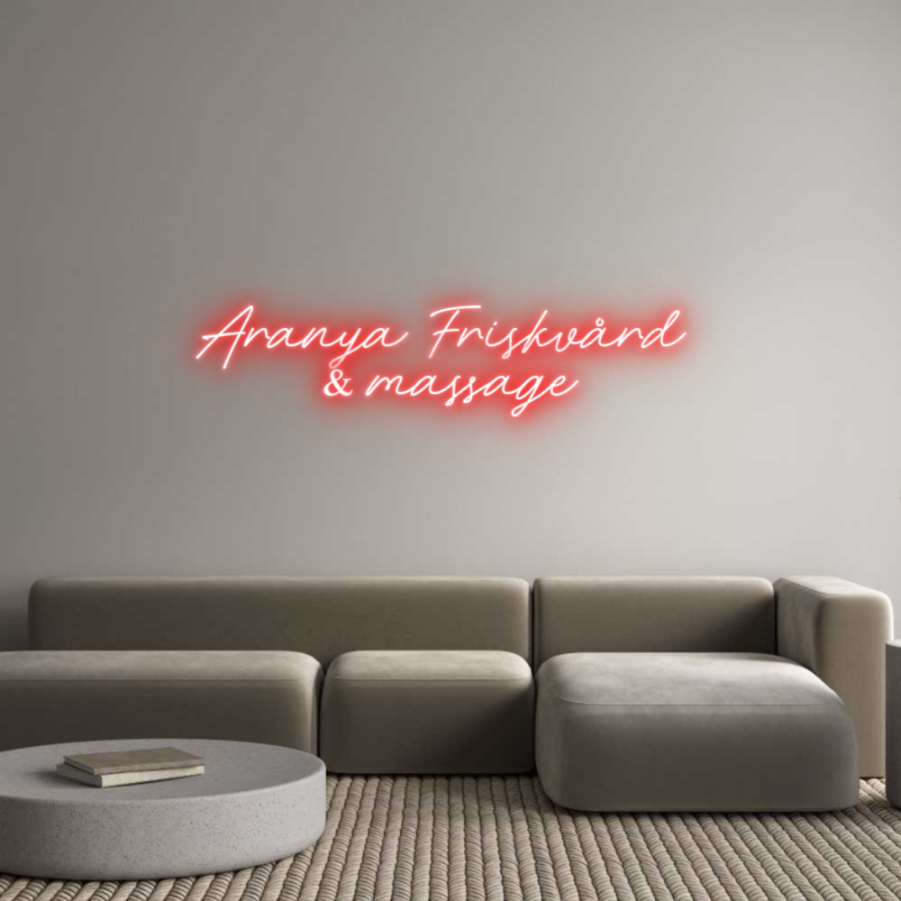 Anpassad neon: Aranya Friskv...