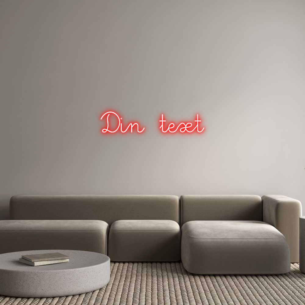 Anpassad neon: Din text