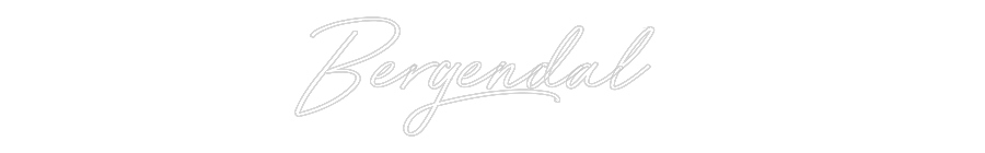 Anpassad neon: Bergendal