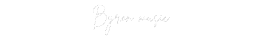 Anpassad neon: Byron music