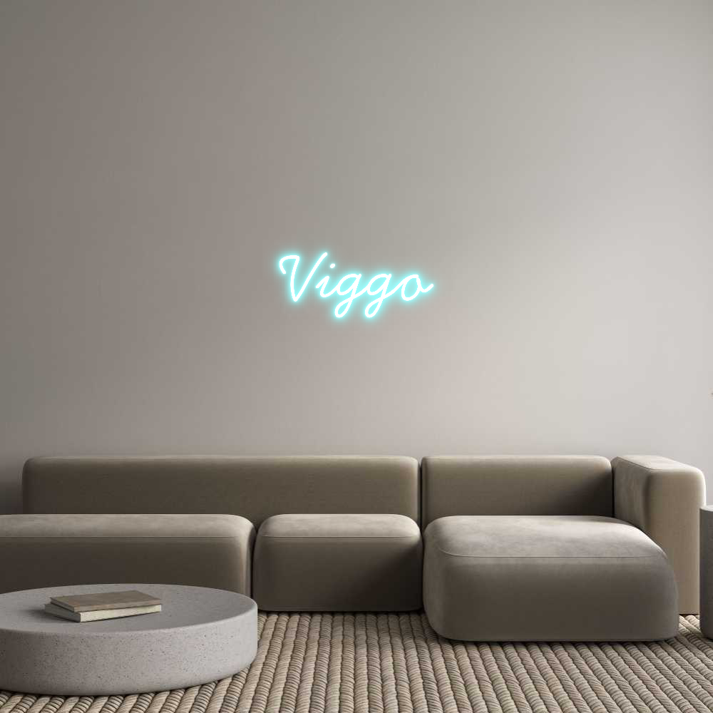 Anpassad neon: Viggo