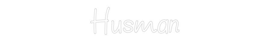 Anpassad neon: Husman