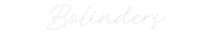 Anpassad neon: Bolinders