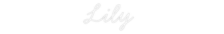 Anpassad neon: Lily