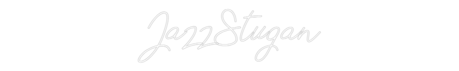 Anpassad neon: JazzStugan