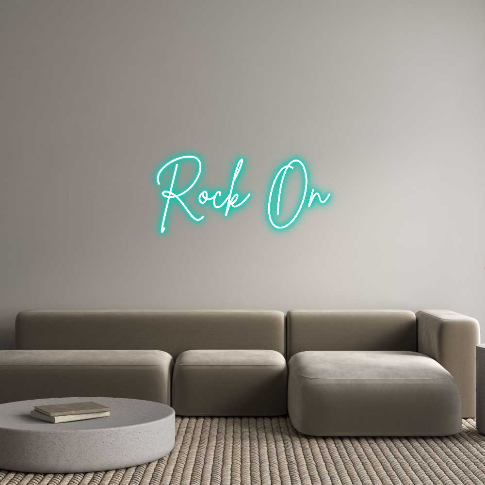 Anpassad neon: Rock On