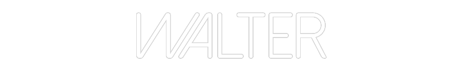 Anpassad neon: Walter