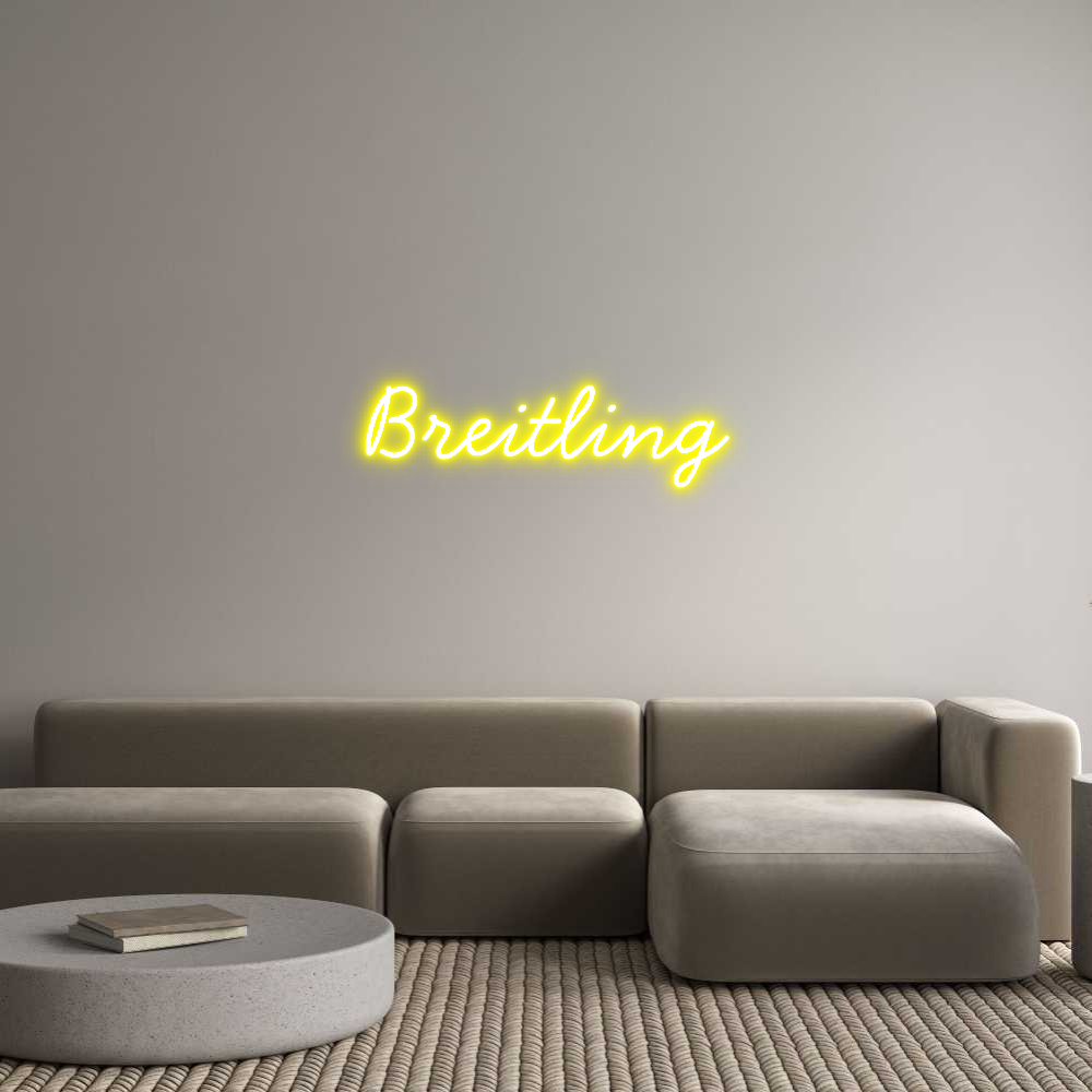 Anpassad neon: Breitling