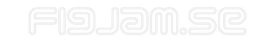 Anpassad neon: figjam.se