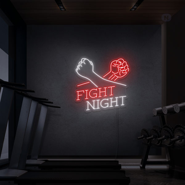 Neonskylt Fight Night