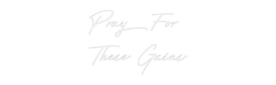 Anpassad neon: Pray For
The...