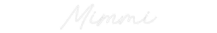 Anpassad neon: Mimmi