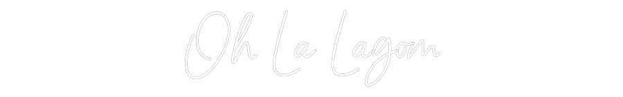 Anpassad neon: Oh La Lagom