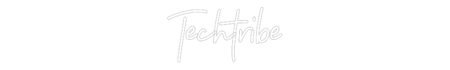 Anpassad neon: Techtribe