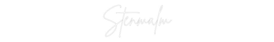 Anpassad neon: Stenmalm