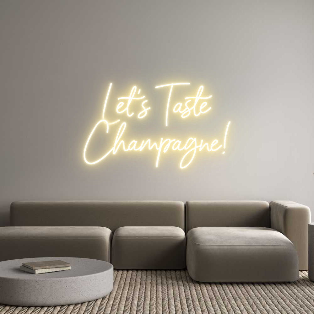 Anpassad neon: Let’s Taste
...