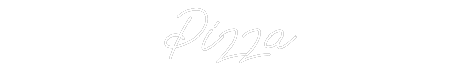 Anpassad neon: Pizza