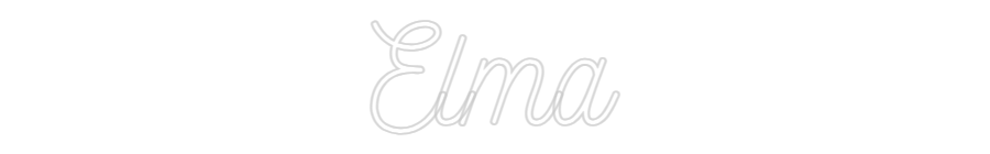 Anpassad neon: Elma