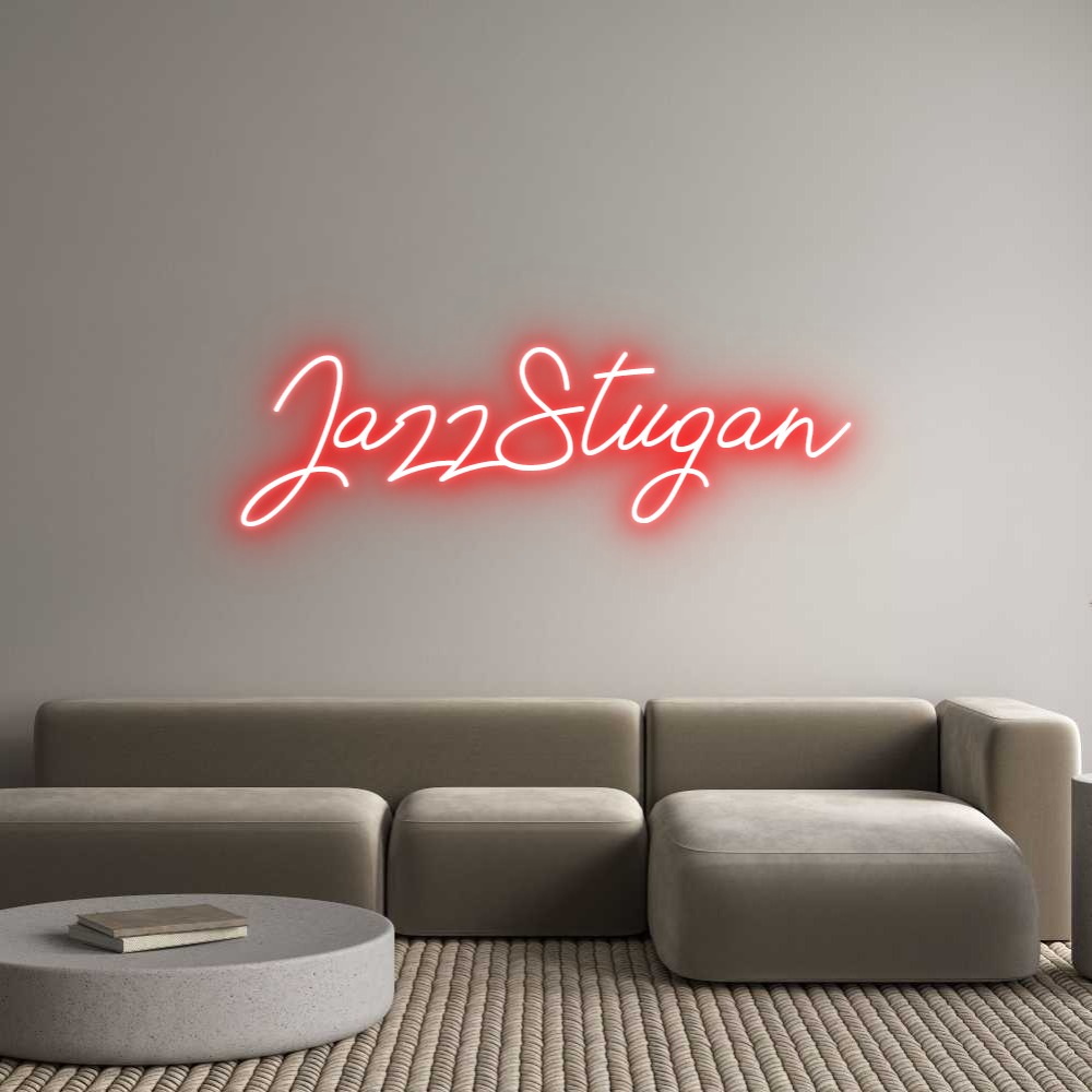 Anpassad neon: JazzStugan
