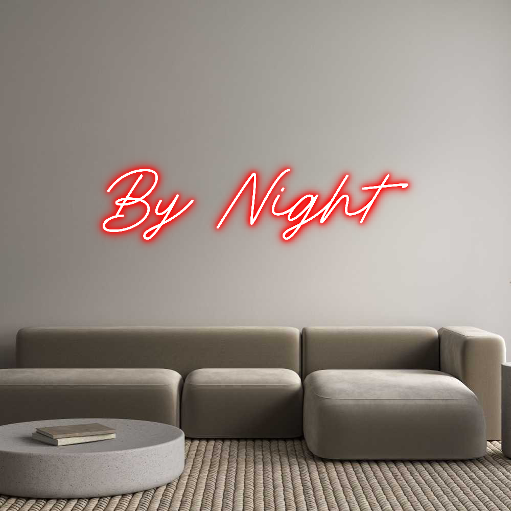 Anpassad neon: By Night