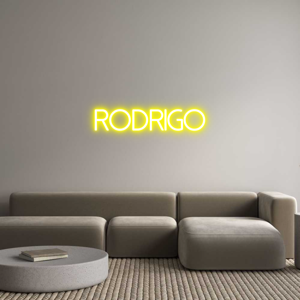 Anpassad neon: Rodrigo