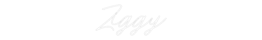 Anpassad neon: Ziggy