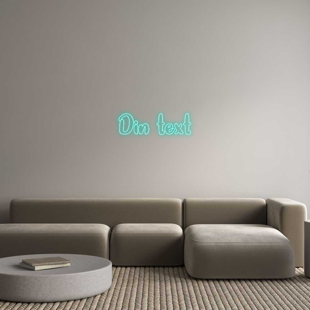 Anpassad neon: Din text