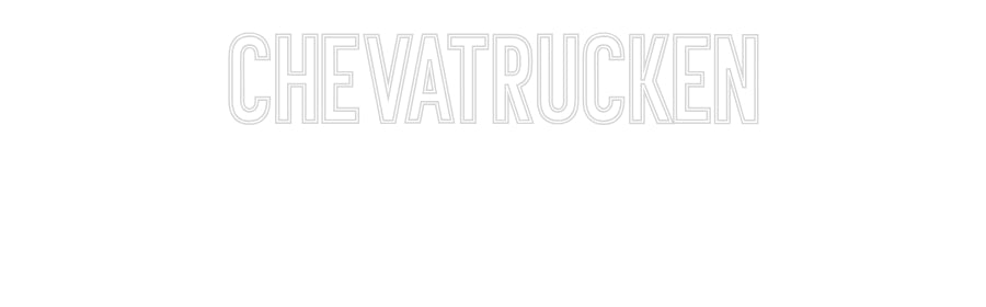 Anpassad neon: CHEVATRUCKEN