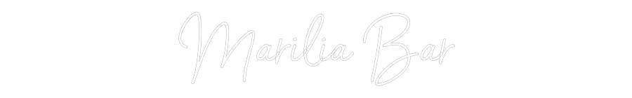 Anpassad neon: Marilia Bar
