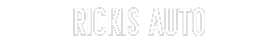 Anpassad neon: RICKIS AUTO