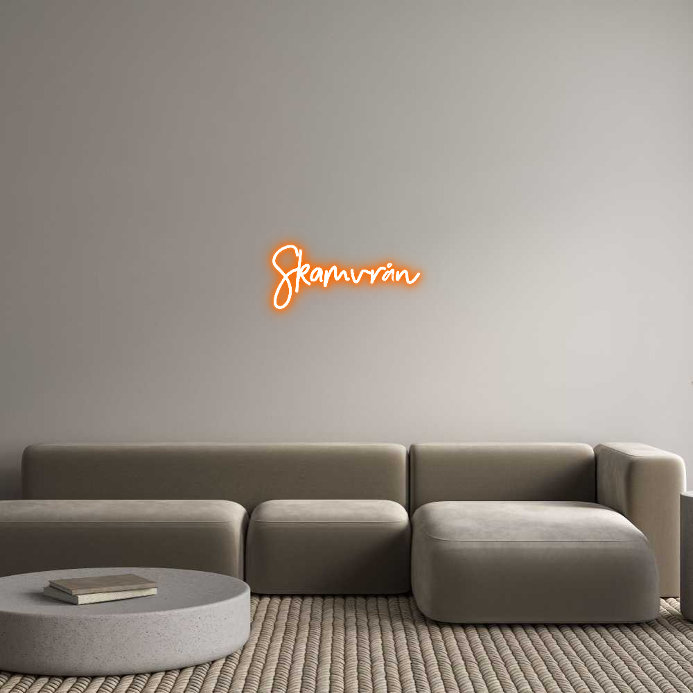 Anpassad neon: Skamvrån